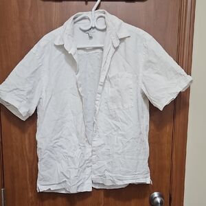 H&M Relaxed Fit White Shirt